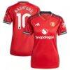 Marcus Rashford Manchester United adidas Women's Home 2025/26 Replica Player Jersey - Red - Front View