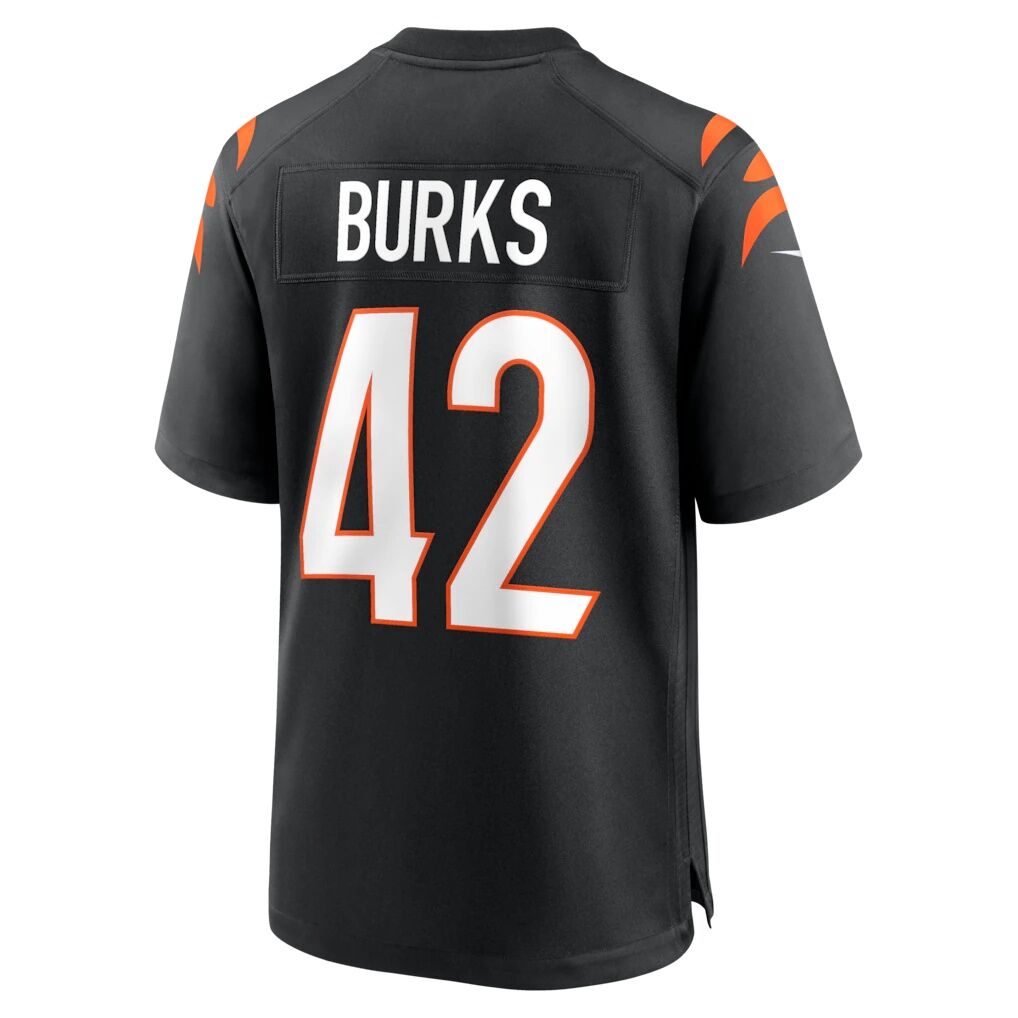 Oren Burks Cincinnati Bengals Nike Team Game Jersey