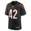 Oren Burks Cincinnati Bengals Nike Team Game Jersey - Black - Side View