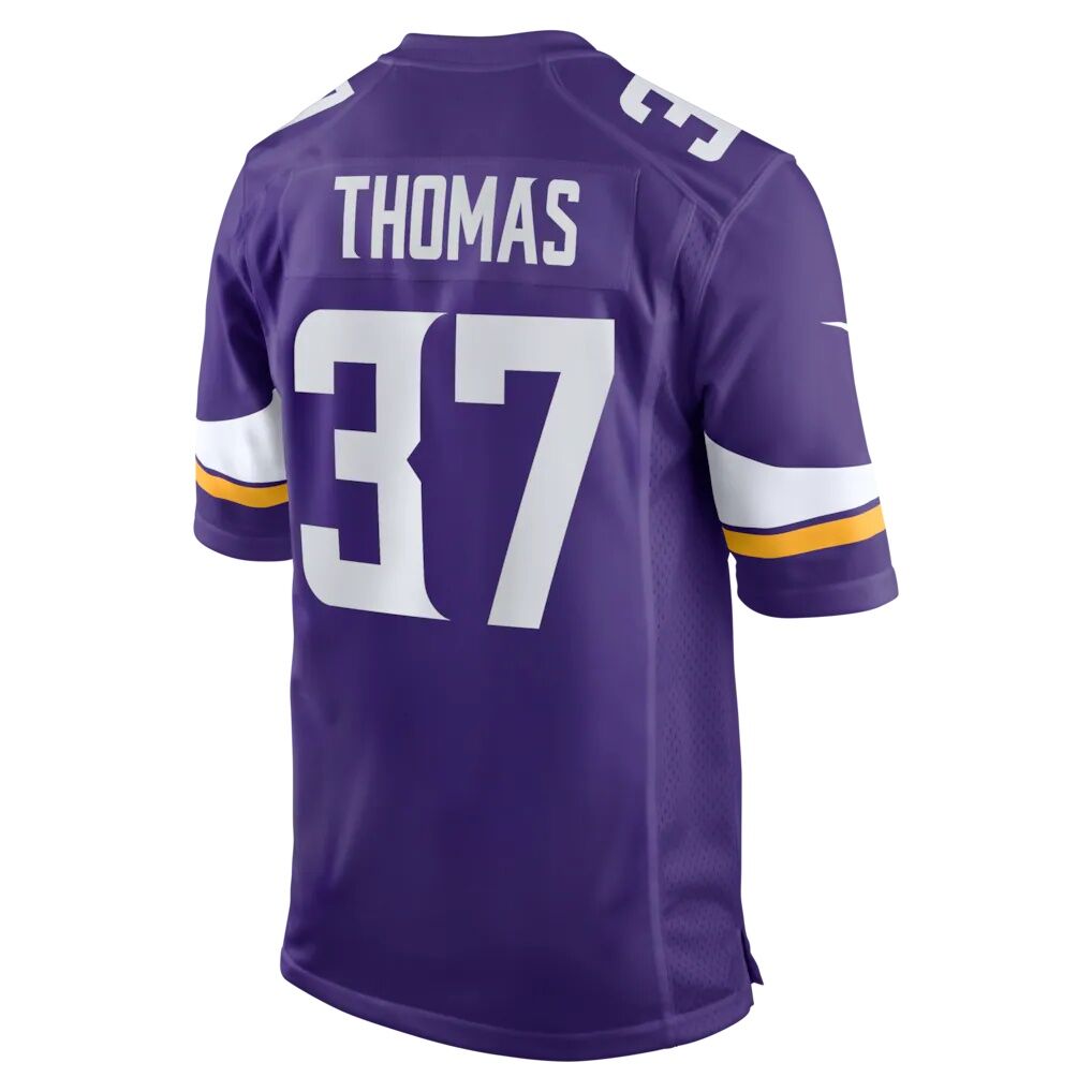 Tavierre Thomas Minnesota Vikings Nike Team Game Jersey