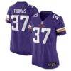 Tavierre Thomas Minnesota Vikings Nike Women's Team Game Jersey - Purple - Front View