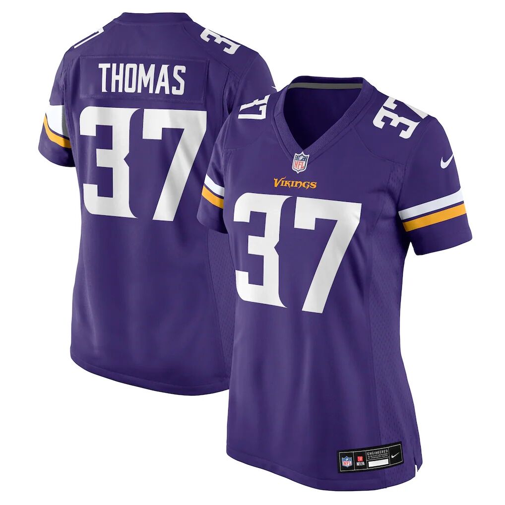 Tavierre Thomas Minnesota Vikings Nike Women's Team Game Jersey