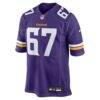 Justin Skule Minnesota Vikings Nike Team Game Jersey - Purple - Side View