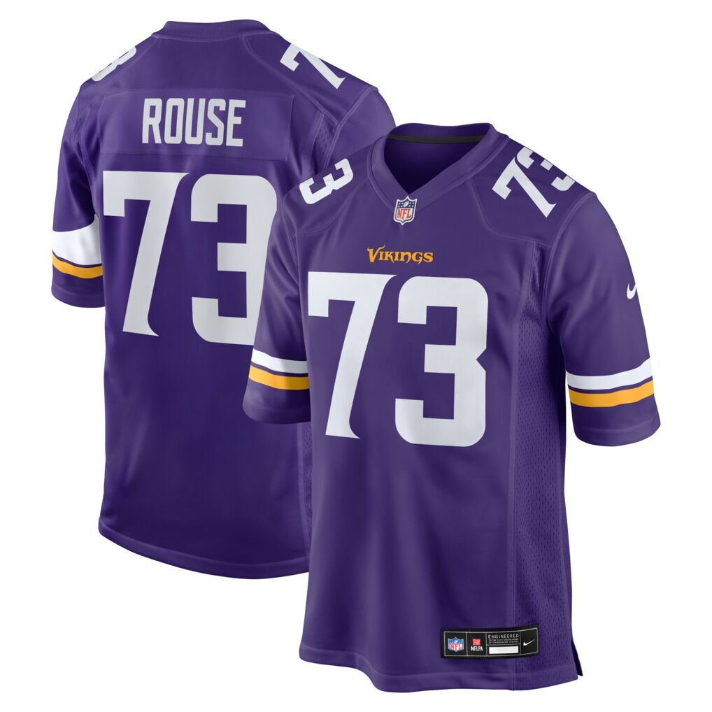 Walter Rouse Minnesota Vikings Nike Team Game Jersey