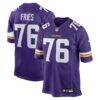 Will Fries Minnesota Vikings Nike Team Game Jersey - Purple - Front View