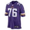 Will Fries Minnesota Vikings Nike Team Game Jersey - Purple - Side View