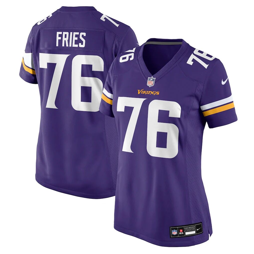 Will Fries Minnesota Vikings Nike Women's Team Game Jersey