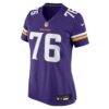 Will Fries Minnesota Vikings Nike Women's Team Game Jersey - Purple - Side View