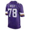 Ryan Kelly Minnesota Vikings Nike Team Game Jersey - Purple - Detail View