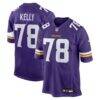 Ryan Kelly Minnesota Vikings Nike Team Game Jersey - Purple - Front View