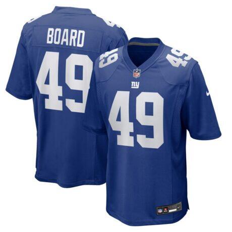 Chris Board New York Giants Nike Team Game Jersey - - Front View