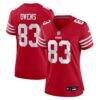 Terique Owens San Francisco 49ers Nike Women's Team Game Jersey - - Front View