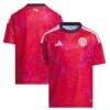 Costa Rica National Team adidas Youth 2026 Home Replica Jersey - Red - Front View