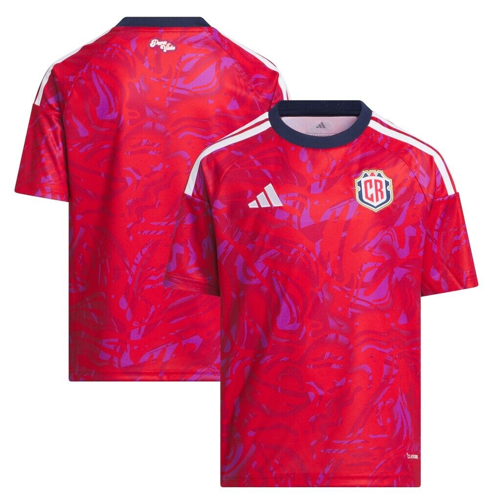 Costa Rica National Team adidas Youth 2026 Home Replica Jersey