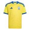 Ukraine National Team adidas Youth 2026 Home Replica Jersey - Yellow - Side View