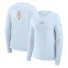 Super Bowl LX Nike Women's Slub Dri-FIT Long Sleeve Slub T-Shirt - - Front View