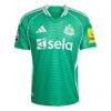 Newcastle United adidas 2025/26 Away Authentic Jersey with Patch - Green - Side View