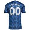 Arsenal adidas 2025/26 Away Authentic Custom Jersey - Blue - Detail View