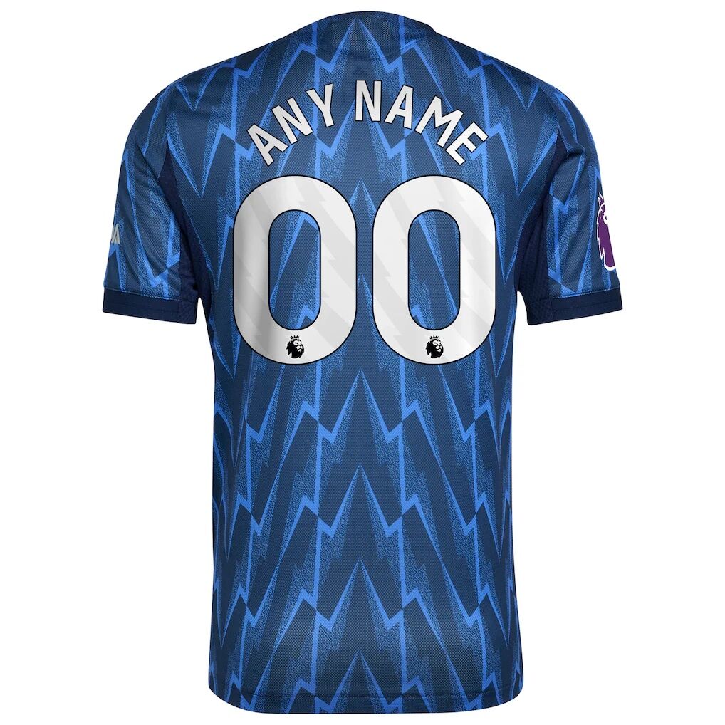 Arsenal adidas 2025/26 Away Authentic Custom Jersey