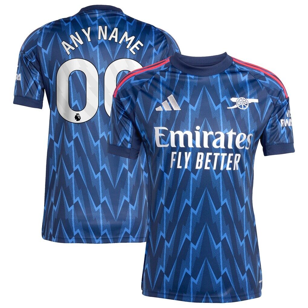 Arsenal adidas 2025/26 Away Replica Custom Jersey