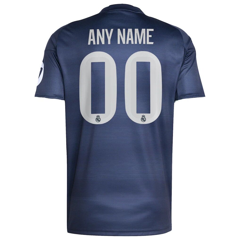 Real Madrid adidas 2025/26 Away Replica Custom Jersey