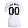 Manchester United adidas Women's 2025/26 Away Replica Custom Jersey - White - Detail View