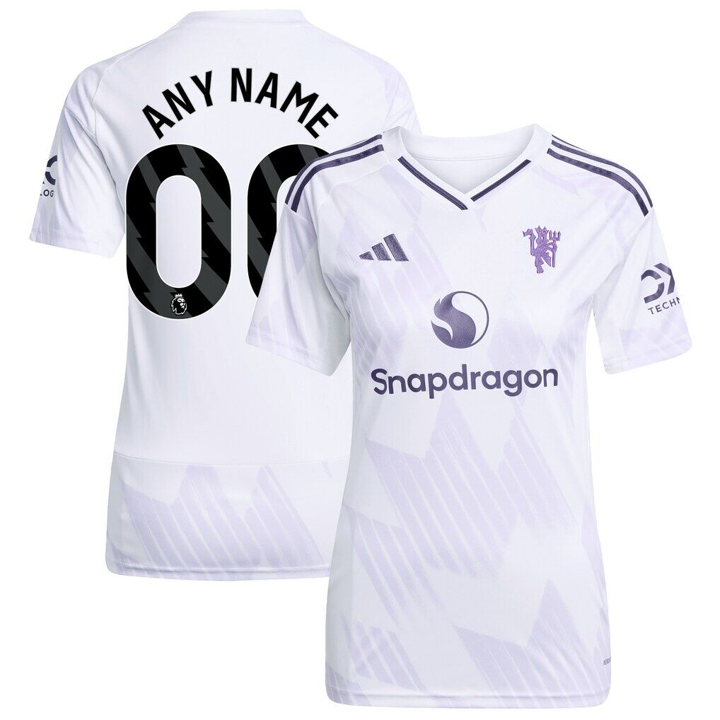 Manchester United adidas Women’s 2025/26 Away Replica Custom Jersey