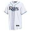 Junior Caminero Tampa Bay Rays Nike Youth Home Replica Jersey - White - Side View
