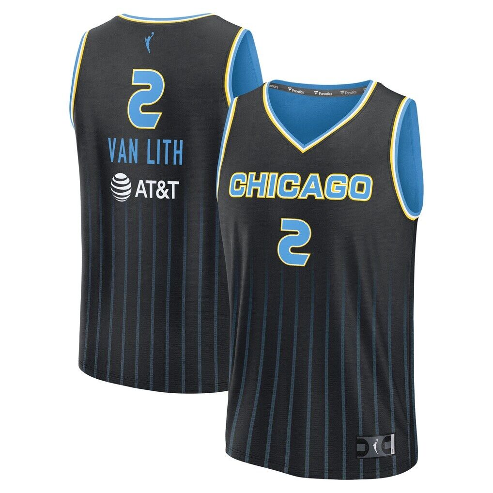 Hailey Van Lith Chicago Sky Fashion7 Youth 2025 WNBA Draft Explorer Edition Fast Break Replica Jersey