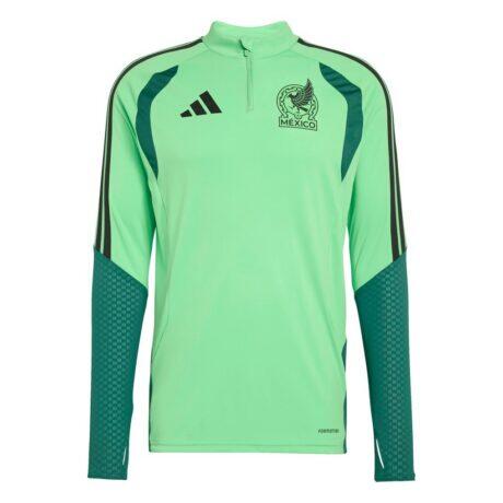 Mexico National Team adidas 2026 Tiro Quarter-Zip Training Top - Green - Front View