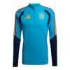 Spain National Team adidas 2026 Tiro Quarter-Zip Training Top - - Front View