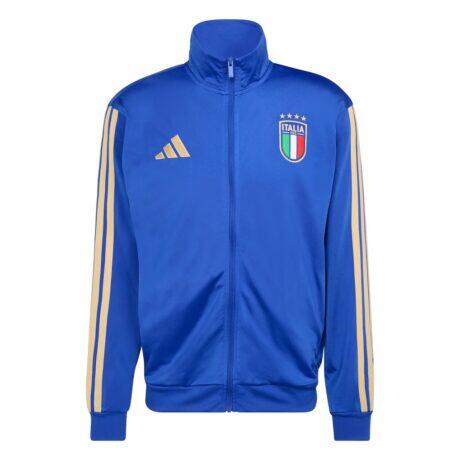Italy National Team adidas Home Alphaskin Full-Zip Track Top - Blue - Front View
