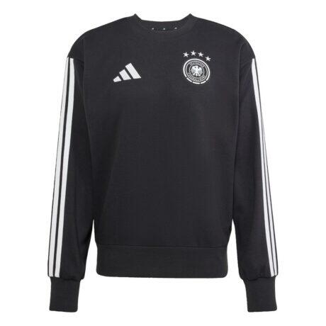 Germany National Team adidas Alphaskin Crewneck Sweatshirt - Black - Front View