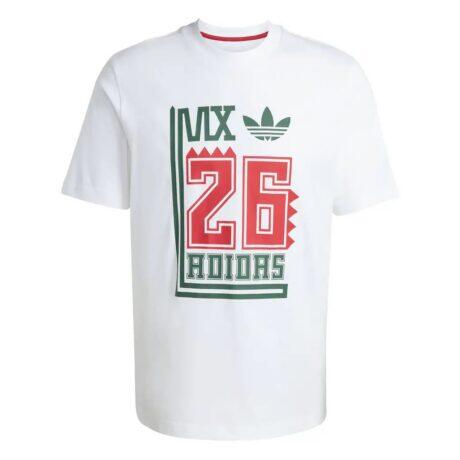 Mexico National Team adidas Alphaskin T-Shirt - White - Front View
