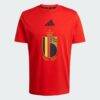 Belgium National Team adidas Alphaskin Graphic T-Shirt - Red - Front View