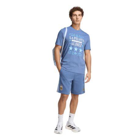 Argentina National Team adidas 2022 Winners Amply T-Shirt - Blue - Detail View