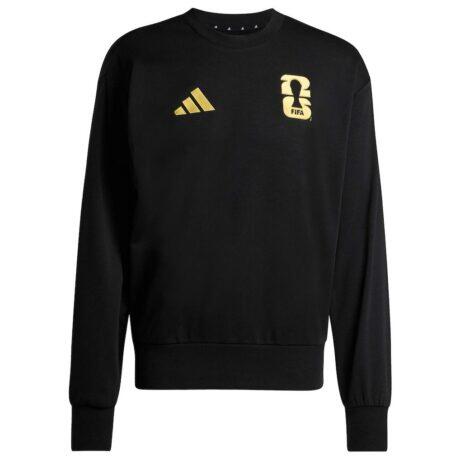 adidas 2026 FIFA World Cup Official Emblem Sweatshirt - Black - Front View