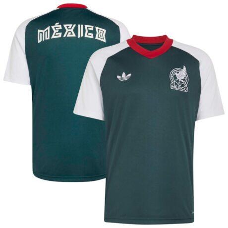 Mexico National Team adidas 2026 Pre-Match Top - Green - Front View