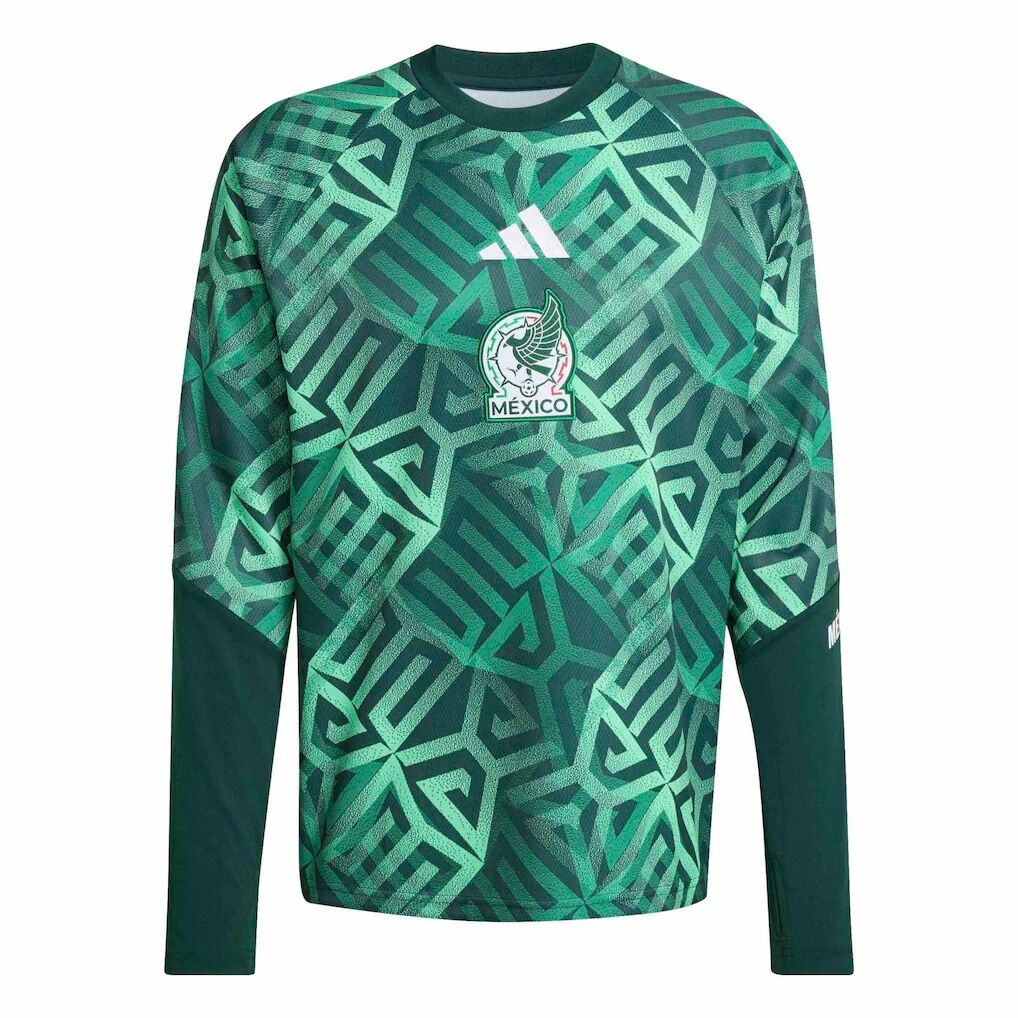 Mexico National Team adidas 2026 Long Sleeve Pre-Match Top