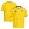 Colombia National Team adidas Youth 2026 Home Replica Jersey - Yellow - Front View