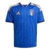 Italy National Team adidas Youth 2026 Home Replica Jersey - Blue - Alt1