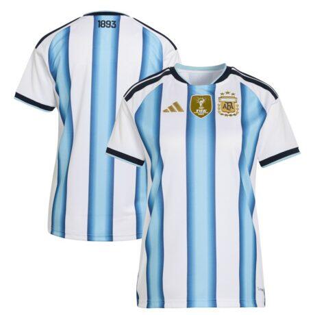 Argentina National Team adidas Women's 2026 Home Replica Jersey - White - Front View