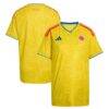 Colombia National Team adidas Women's 2026 Home Replica Jersey - Yellow - Front View
