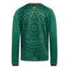 Mexico National Team adidas Youth 2026 Home Replica Long Sleeve Jersey - Green - Detail View