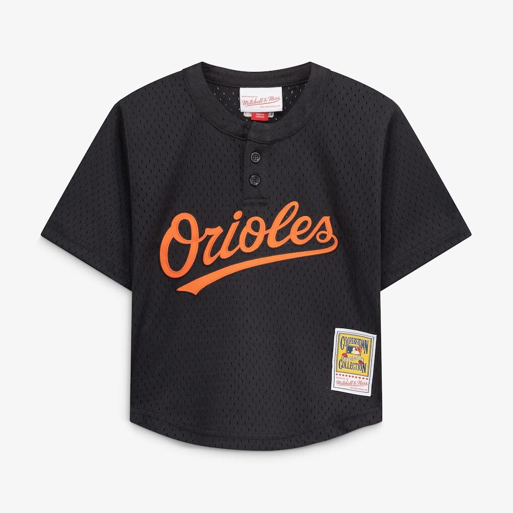 Cal Ripken Jr. Baltimore Orioles Mitchell & Ness Toddler Throwback Mesh Batting Practice Jersey