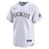 Colorado Rockies Nike Youth Home Limited Jersey - White - Side View