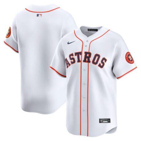 Houston Astros Nike Youth Home Limited Jersey - White - Front View