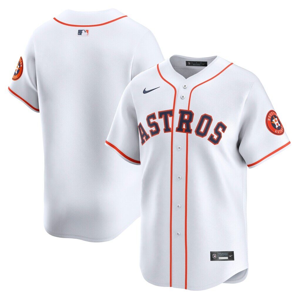Houston Astros Nike Youth Home Limited Jersey