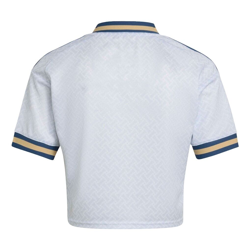Italy National Team adidas Women's 2026 Away Replica Cropped Jersey - Light Blue