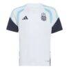Argentina National Team adidas Youth 2026 Away Tiro Training Jersey - White - Side View